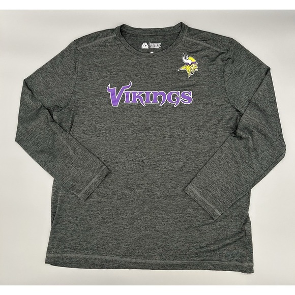 Majestic Other - Minnesota Vikings Evolution‎ Majestic Tee Long Sleeve Size XL
